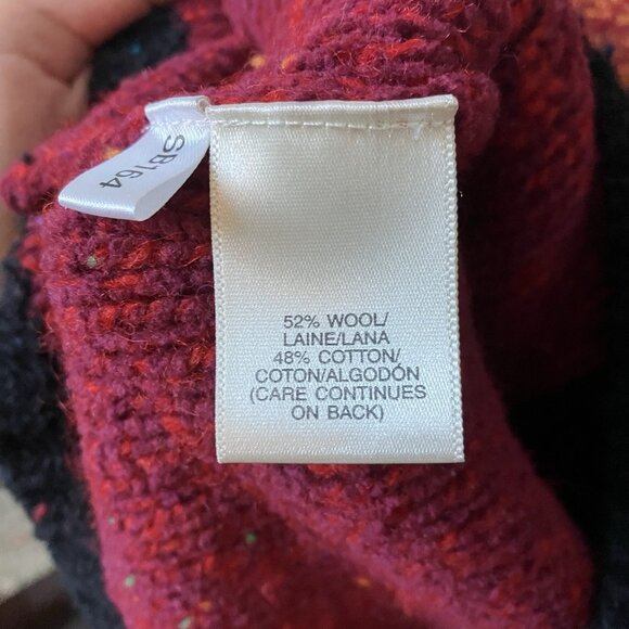 Y2K Susan Bristol Cardigan Womens S Colourblock Long Line Patchwork 2000s - Picture 2 of 9